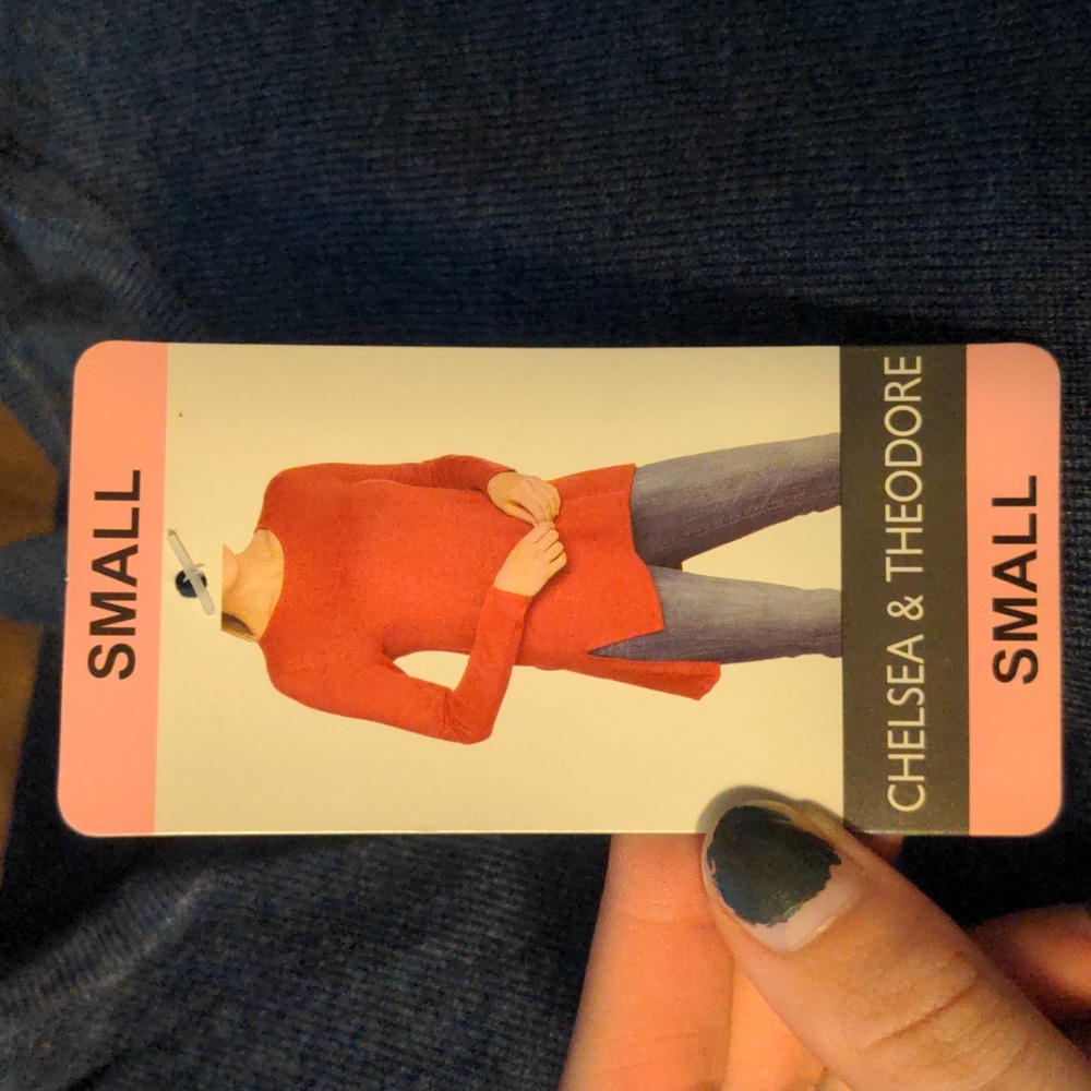 Chelsea & Theodore Blue long sleeve blouse